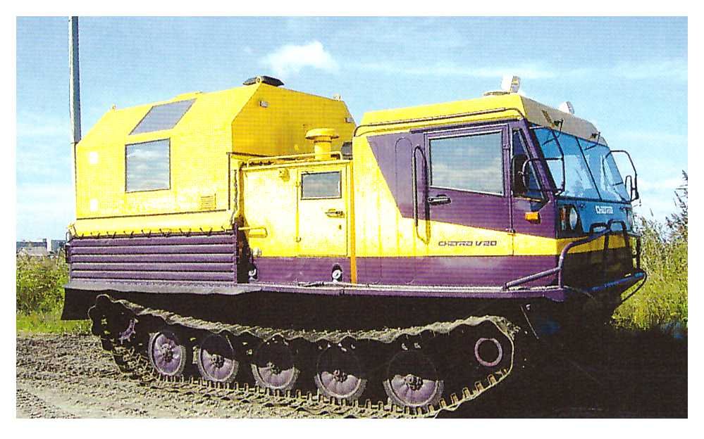 Гусеничный плавающий вездеход CHETRA V30, Ремонтный модуль