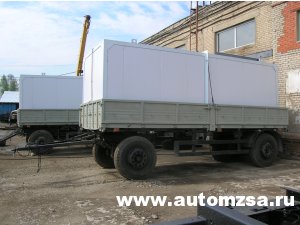 Прицеп со съемным изотермическим контейнером